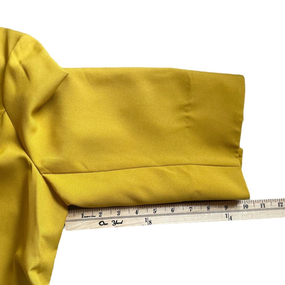 ROAMAN'S Deep Yellow Suit 3/4 Sleeve Jacket and Skirt Suit Set - Size 20W - Picture 13 of 16